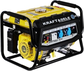 Agregat de curent pe benzină KraftDele KD148, 3500W, 230V/12V, generator monofazat pentru alimentare de rezervă - Img 3