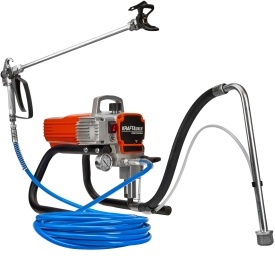 Agregat de vopsire hidrodinamic KraftDele KD5796, 1500W, debit 2,5 l/min, cu accesorii pentru pereți, tavane și fațade
