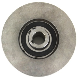 Ambreiaj centrifugal Mar-Pol 147x25 mm pentru mai compactor, cu 2 curele și prindere pe pană - Img 5