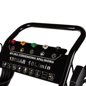 Aparat de spălat cu presiune pe benzină 7CP MAR-POL M82486 – pompă alamă, 260 bar, motor OHV 210cc, set 5 duze - Img 2