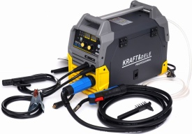 Aparat de sudură inverter KraftDele KD1874 MIG/MAG/FCAW/MMA/TIG Lift 40-250A, cu afișaj LCD dublu și reglaj continuu - Img 4