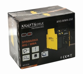 Aparat de sudură invertor KraftDele KD1836 MIG/MMA 250A, tehnologie IGBT, compact pentru atelier și lucrări în teren - Img 12