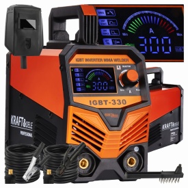 Aparat de sudură invertor KraftDele KD1878 MMA / Lift TIG 20-300A cu afișaj LCD, compact și ușor de transportat - Img 3