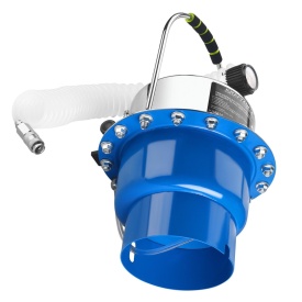Aparat pneumatic pentru aerisirea și schimbarea lichidului de frână KraftDele KD5934 – Rezervor 5L, Furtun 5.2m, Operare de o singură persoană - Img 5