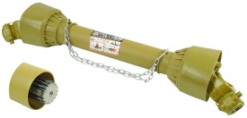 Arbore cardanic telescopic PTO 80 cm cu profil frezat, pentru transmisia puterii între tractor și utilaj, MaxRom V65021 - Img 2