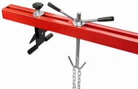 Bară profesională pentru susținerea motorului 500 kg KraftDele KD324, reglaj 72-145 cm, construcție solidă din oțel - Img 5