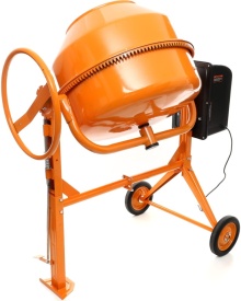 Betonieră electrică KraftDele KD491, 180L, 1250W, 230V, cu cuvă din oțel și coroană din fontă pentru lucrări de construcții - Img 5