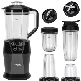 Blender de masă KraftDele KD4149, 1850W, cu recipiente 1500 ml, 800 ml și 400 ml, ecran LED și 3 moduri de funcționare - Img 2