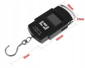 Cântar digital cu cârlig VERKE 50 kg, afișaj LCD iluminat, precizie ridicată pentru bagaje, pachete și uz gospodăresc - Img 3