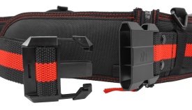 Centură portscule profesională MaxRom cu 2 buzunare glisante, suport ciocan și prindere ergonomică, model V33030 - Img 8