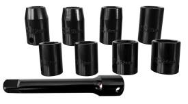 Cheie pneumatică de impact 1/2 inch MaxRom V81421, 750 Nm, set cu tubulare și prelungitor pentru service și vulcanizare - Img 9