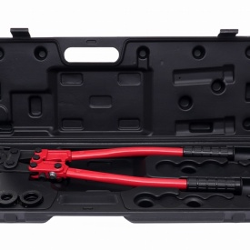 Cleşte de sertizat pentru țevi PEX KraftDele KD10636 cu matrițe TH16, TH20, TH26 și valiză de transport - Img 8