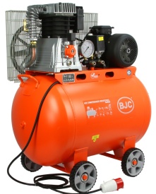 Compresor aer 200L 4kW BJC B88030 – debit 600 l/min, 10 bar, compresor profesional trifazic cu transmisie pe curea