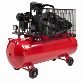 Compresor de aer cu ulei KraftDele KD1477, 100L, 3 pistoane, 5,2 CP, 8 bar, cu separator integrat, transmisie pe curea - Img 12