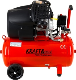Compresor de aer cu ulei KraftDele KD1484, 50L, 3 kW, 8 bar, 530 L/min, pentru atelier, garaj și scule pneumatice - Img 3