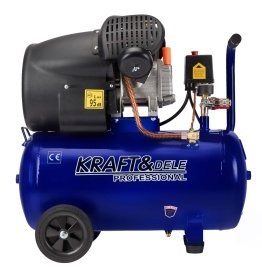 Compresor de aer cu ulei KraftDele KD4049, rezervor 50L, 3,5 kW, 380 l/min, 10 bar, pentru atelier, garaj și scule pneumatice - Img 3