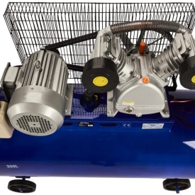 Compresor de aer cu ulei KraftDele KD4061, 300L, 2 pistoane, 400V, 5,5 kW, 820 l/min, cu separator ulei și apă - Img 5