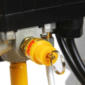 Compresor de aer cu ulei Mar-Pol Huragan 24L, 1,5 kW, 8 bar, 216 l/min, cu regulator și 2 manometre - Img 10