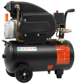 Compresor de aer cu ulei VERKE 24L, 2 CP, 130 l/min, 8 bar, rezervor 24 litri pentru atelier și scule pneumatice - Img 5