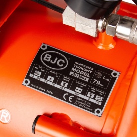 Compresor de aer fără ulei Mar-Pol JN1500A, 24L, 1500W, 220 l/min, 8 bar, motor inductiv, pompă dublu cilindru - Img 8