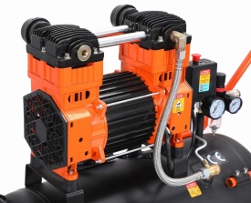 Compresor Fără Ulei 50L 2200W 295L/min 10 Bar – Performanță Profesională Heavy Duty | KraftDele KD1393 - Img 8