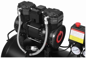 Compresor Fără Ulei 50L 2500W 290L/min – Profesional pentru Atelier, Stomatologie & Barbershop | KraftDele KD4082 - Img 10