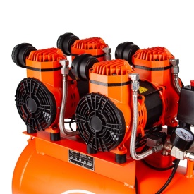 Compresor fără ulei Mar-Pol B88008, rezervor 50L, 10 bar, 400 l/min, 230V, 4 pistoane, pentru atelier și garaj - Img 2