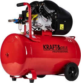 Compresor pe Ulei 100L 2 Pistoane 4CP – Putere Profesională pentru Atelier & Service | KraftDele KD1483 - Img 3