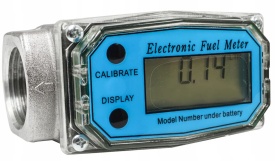 Contor electronic LCD 3/4 pentru pompă de combustibil MaxRom, debitmetru universal pentru motorină, benzină și kerosen - Img 4