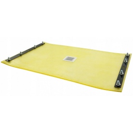 Covor din cauciuc pentru placă compactoare C160, 50 x 74 cm, grosime 5 mm, protecție pentru pavaj și suprafețe sensibile, MaxRom - Img 3