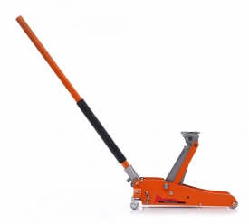 Cric hidraulic auto low profile 2T KraftDele KD1375, ridicare 85-355 mm, cu roți și pedală de ridicare rapidă - Img 9
