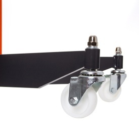 Cric hidraulic pentru cutii de viteze Mar-Pol B80415, capacitate 0,6T, ridicare 1240-2000 mm, cu pompă de picior și 4 roți - Img 12