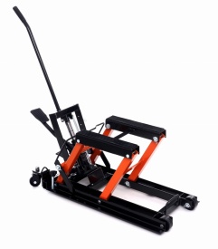 Cric hidraulic tip lift pentru motociclete și ATV KraftDele KD353, platformă stabilă, ridicare 110-400 mm, 500 kg - Img 2