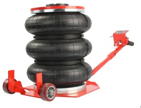 Cric pneumatic tip pernă 6T Mar-Pol M80128, podnoșnik auto cu 3 burdufuri, înălțime max. 40 cm - Img 9
