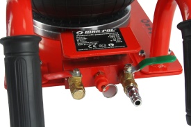 Cric pneumatic tip pernă Mar-Pol M80134, 3.5T, cric auto cu aer comprimat pentru ridicare rapidă în atelier auto și vulcanizare - Img 9
