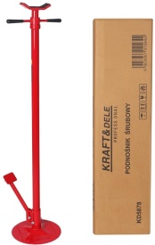 Cric tip coloană cu șurub trapezoidal KraftDele KD5878 – Capacitate 0.75 tone, Înălțime 1.3 - 1.9m, Mecanism mecanic