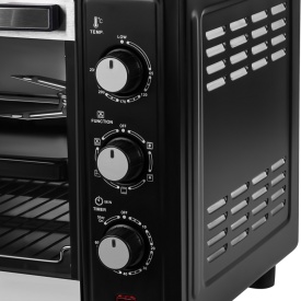 Cuptor electric de bucătărie KraftDele KD4134, 45L, 2000W, cu funcție rotisor, convecție 360° și accesorii incluse - Img 6