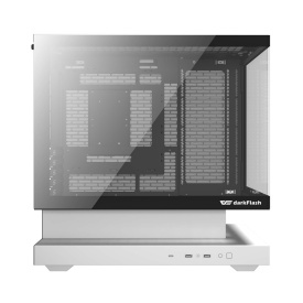 DarkFlash Computer Case F1 White with 6 ARGB fans - Img 2