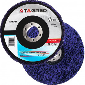 Disc abraziv piatra sponce 125mm TA1051 TAGRED - Img 1