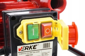 Distribuitor combustibil autoamorsant VERKE YBV-600S, pompă electrică 600 W, debit 50 l/min, cu pistol și contor - Img 3