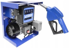Distribuitor de combustibil autoamorsant VERKE V80152, mini stație alimentare 230V, 70 l/min, cu pistol automat și contor - Img 11