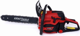 Drujbă pe benzină KraftDele KD5010, 5,9 CP, lamă 40 cm, Easy Start, pompă amorsare, pentru tăiere lemn și lucrări gospodărești - Img 3