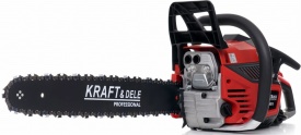 Drujbă pe benzină KraftDele KD5011, 5,2 CP, lamă 45 cm, pentru tăiere lemn și lucrări gospodărești - Img 2
