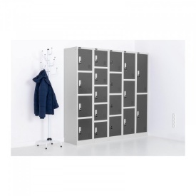 Dulap depozitare metalic 4 comp. modular 38x45x185 cm STAR_MCAB_08 FrommStarck 10260017 – Kraft&Dele