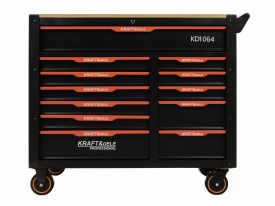 Dulap mobil pentru scule KraftDele KD1064 – cărucior atelier cu 12 sertare, gol - Img 9