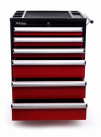 Dulap mobil pentru scule KraftDele KD370 – cărucior atelier cu 6 sertare, gol - Img 7