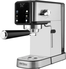 Espressor manual cu presiune KraftDele KD4290, 1500W, 20 bar, panou tactil, funcție espresso, apă fierbinte și abur pentru spumare lapte - Img 2