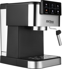 Espressor manual KraftDele KD4291, 1500W, 20 bar, panou tactil, 5 programe, spumare lapte, control PID - Img 3