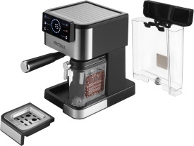 Espressor manual KraftDele KD4292, 1500W, 20 bar, ecran LCD, panou tactil, 5 programe, spumare lapte - Img 9