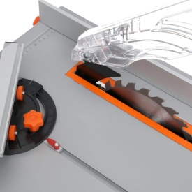 Fierăstrău de banc KraftDele KD554, 1500W, disc 200 mm, masă de lucru stabilă pentru tăieri precise în lemn - Img 6